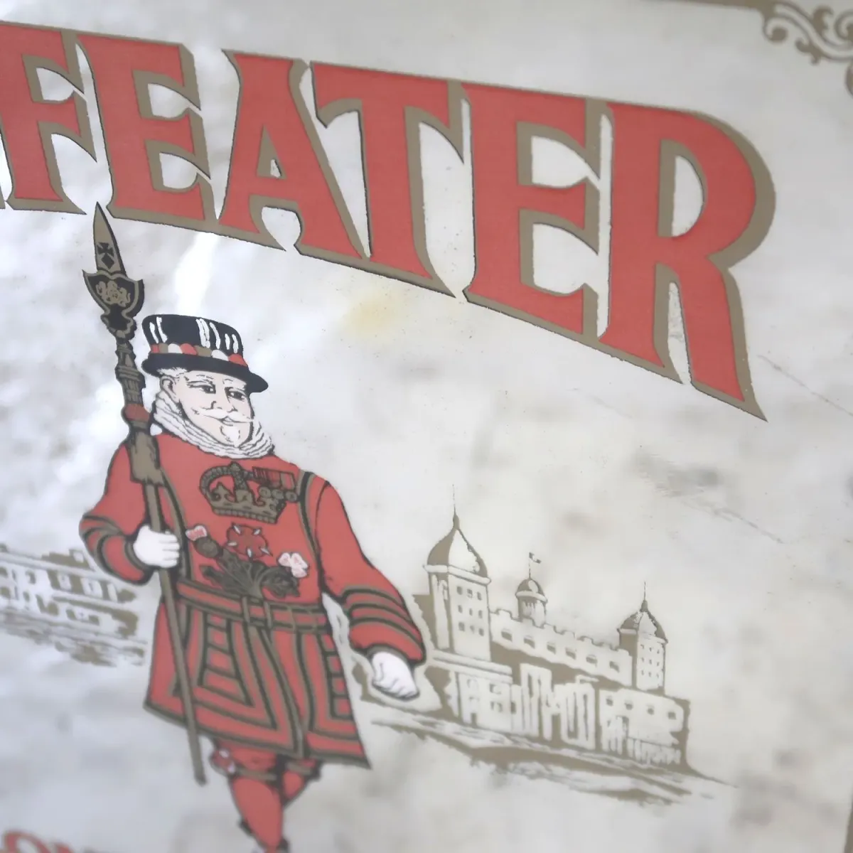 BEEFEATER ビンテージ パブミラー