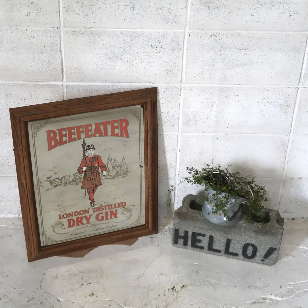 BEEFEATER ビンテージ パブミラー