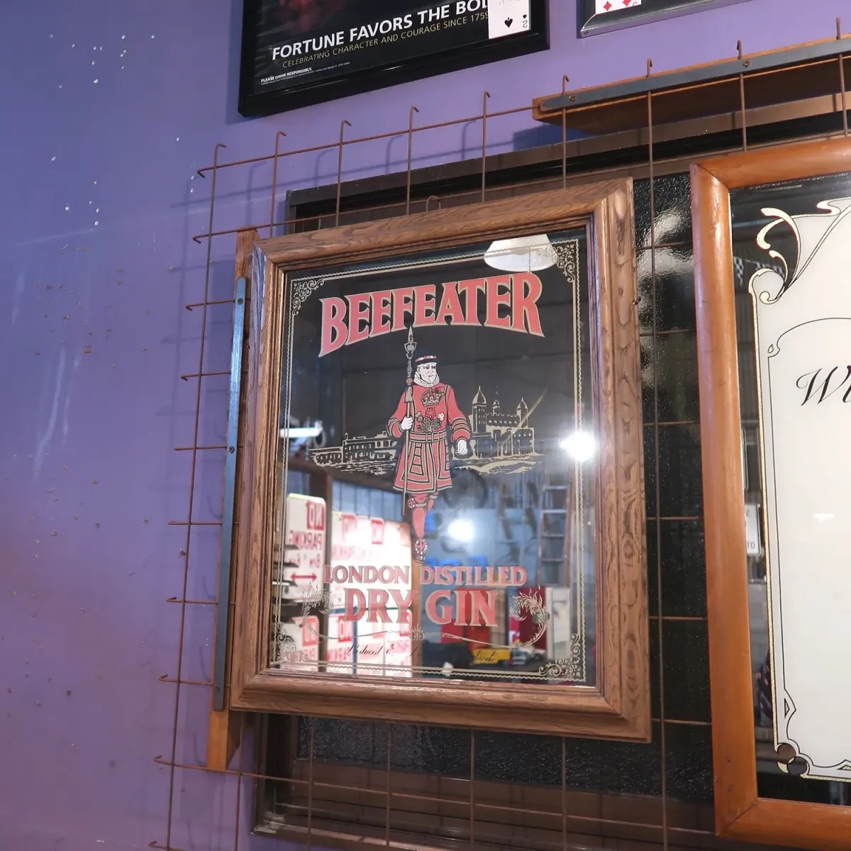 BEEFEATER ビンテージ パブミラー