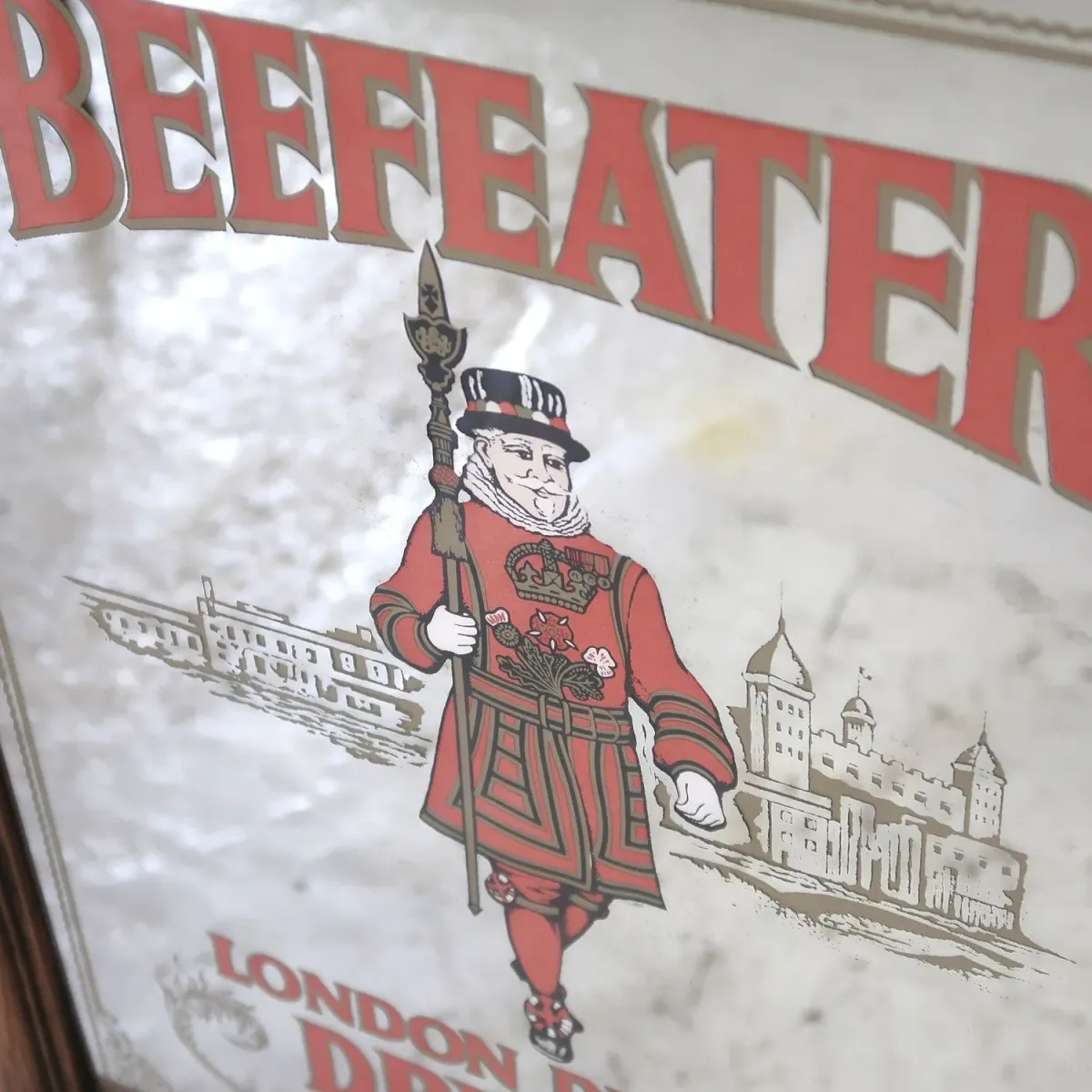 BEEFEATER ビンテージ パブミラー