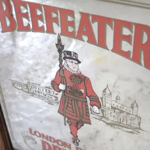 BEEFEATER ビンテージ パブミラー