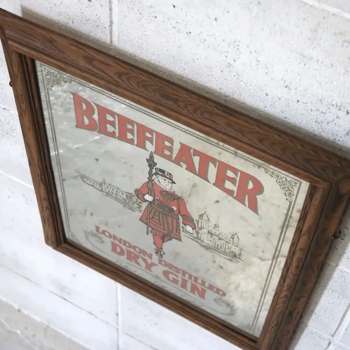 BEEFEATER ビンテージ パブミラー