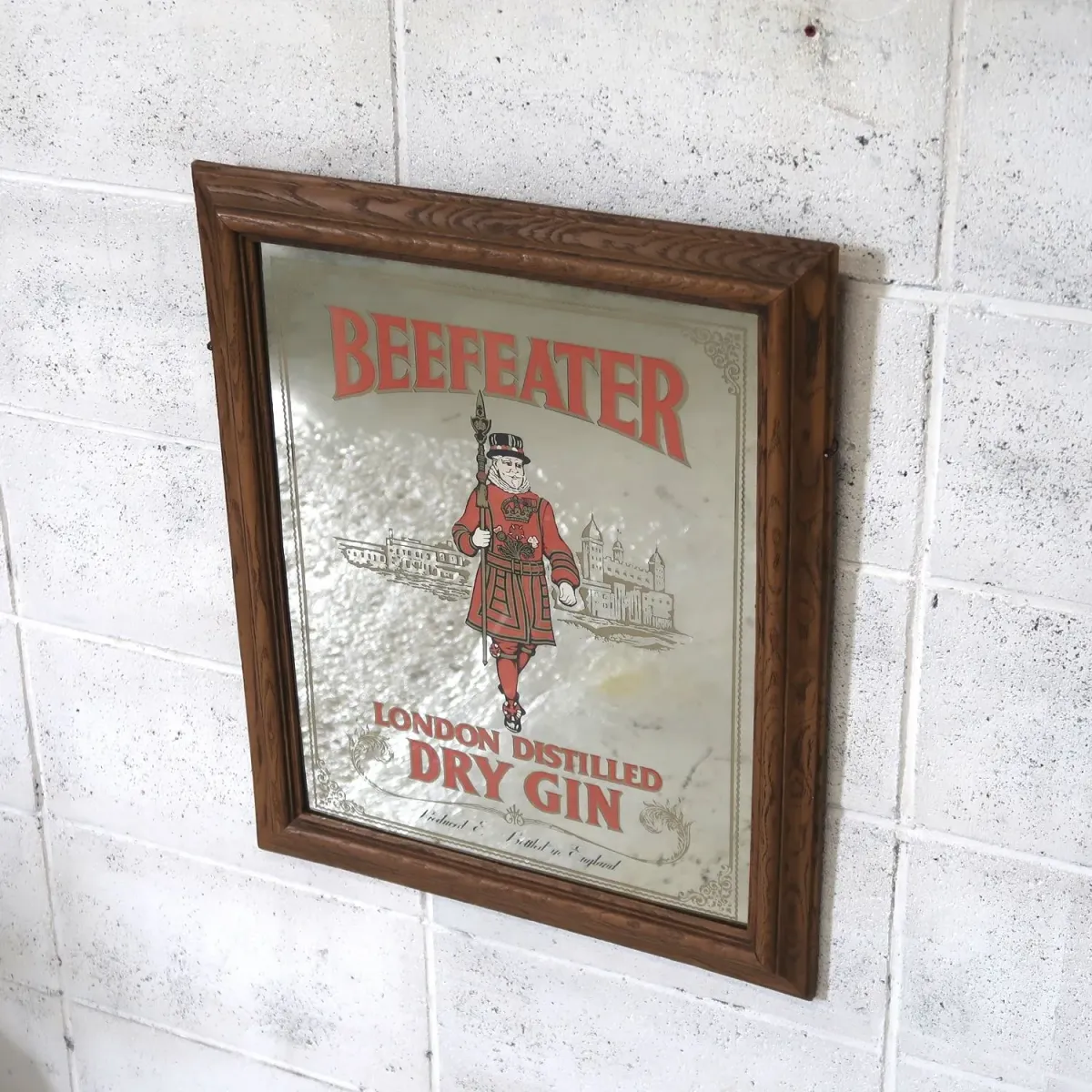 BEEFEATER ビンテージ パブミラー