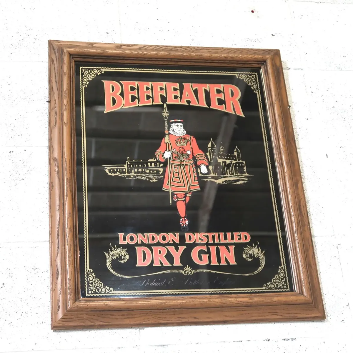 BEEFEATER ビンテージ パブミラー