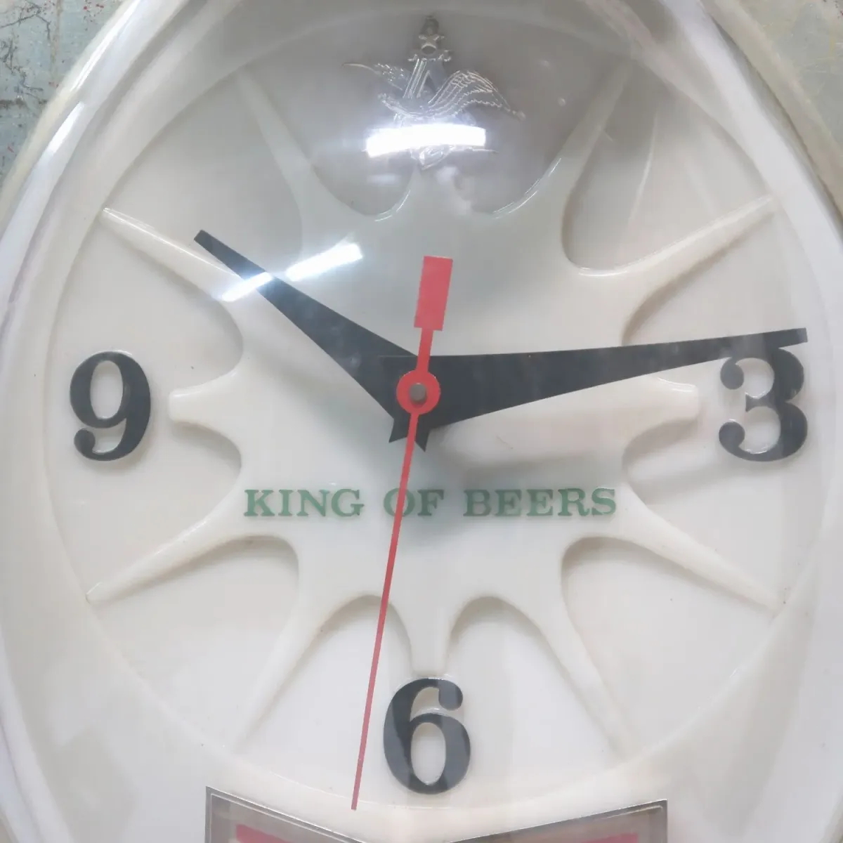 Budweiser ビンテージ ライトクロック