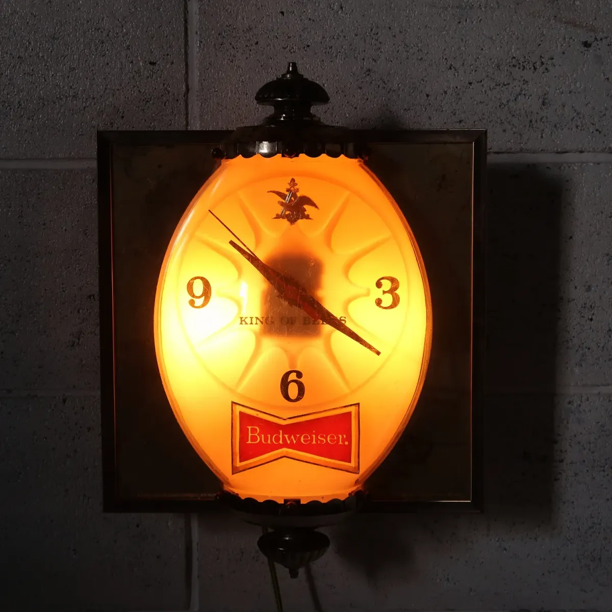 Budweiser ビンテージ ライトクロック