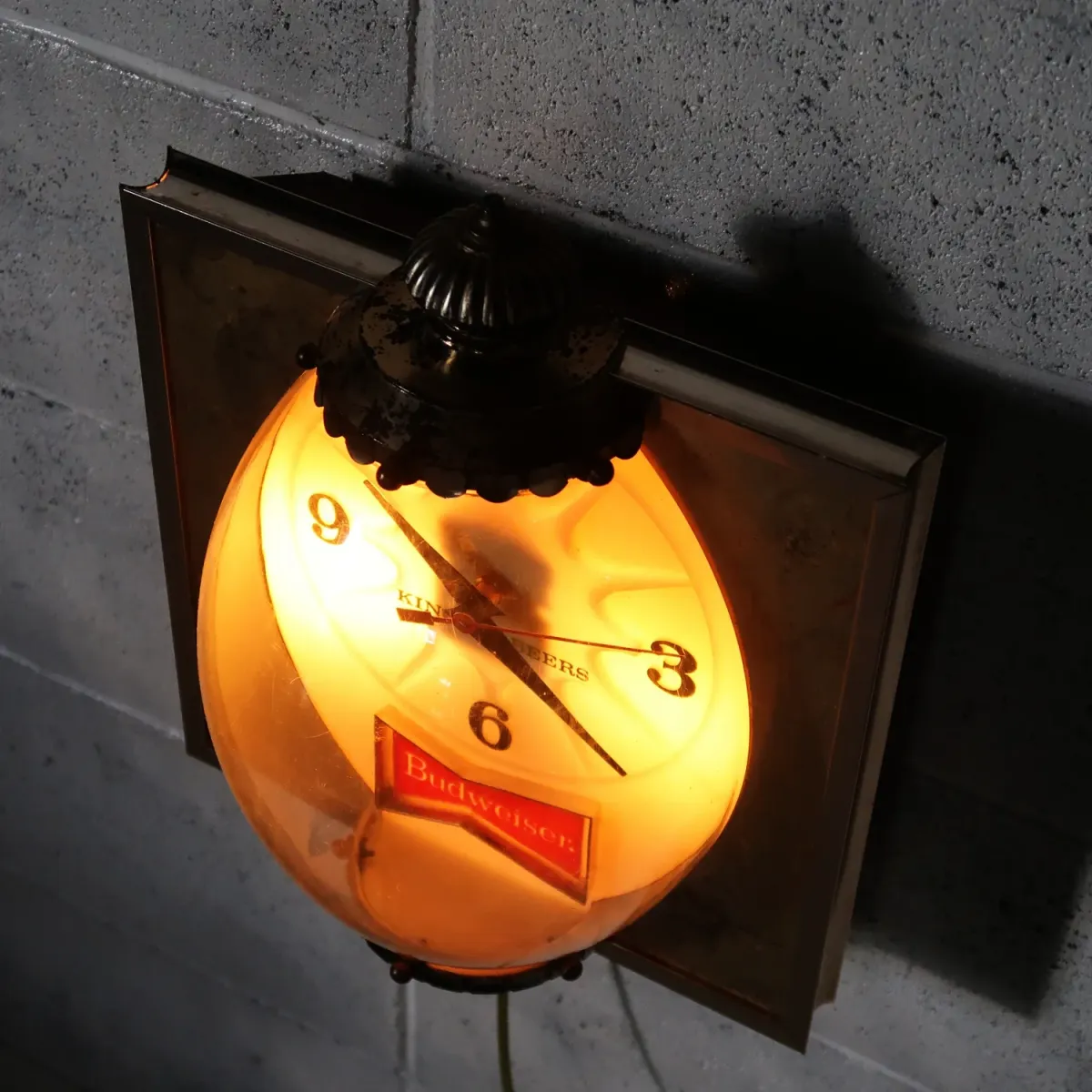 Budweiser ビンテージ ライトクロック