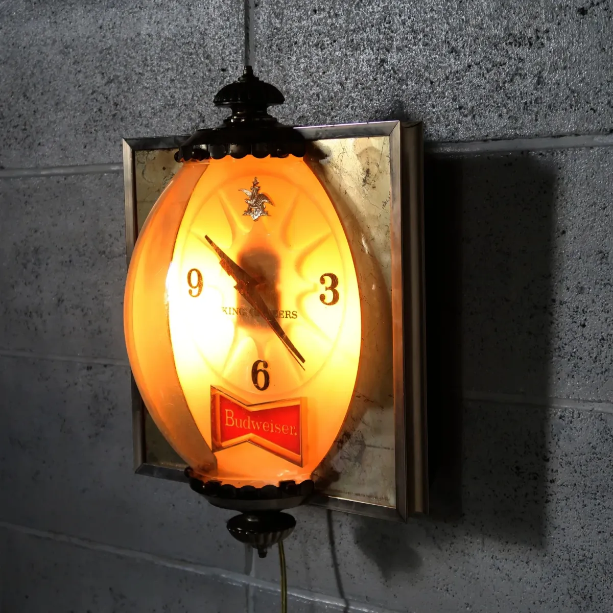 Budweiser ビンテージ ライトクロック