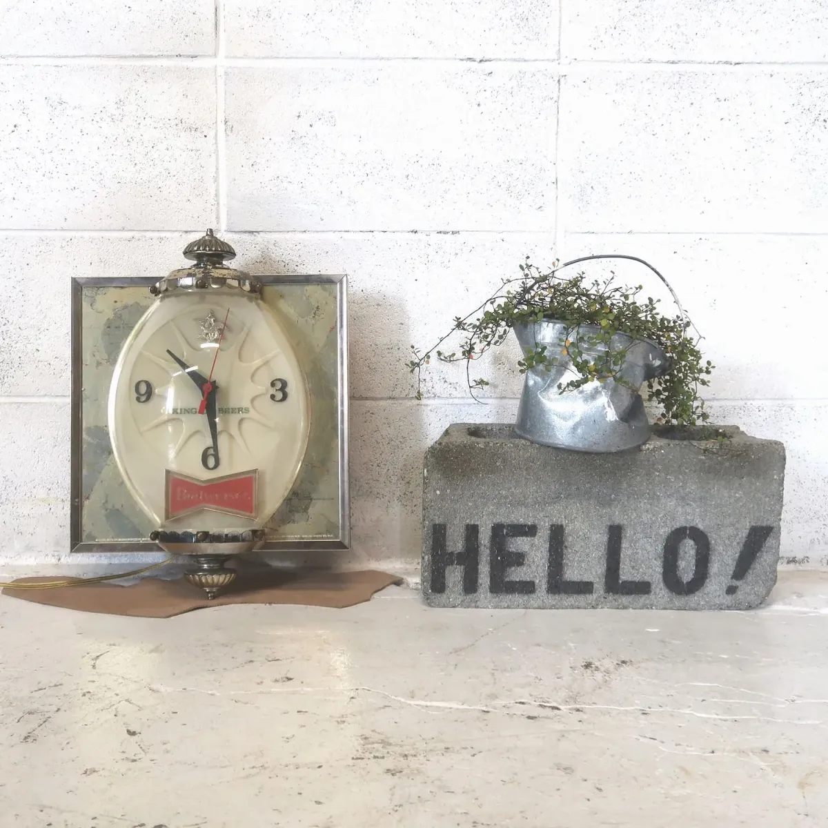 Budweiser ビンテージ ライトクロック