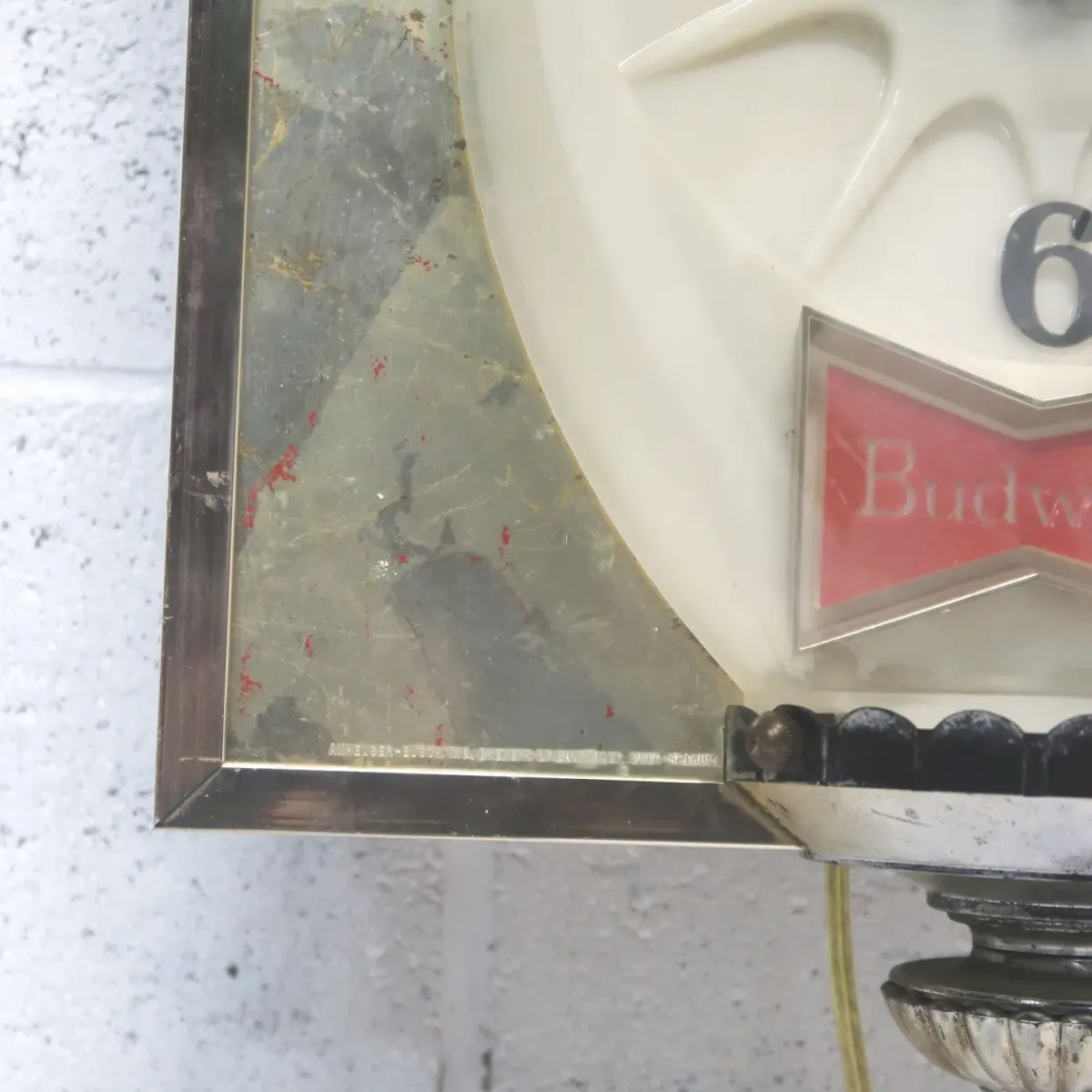 Budweiser ビンテージ ライトクロック