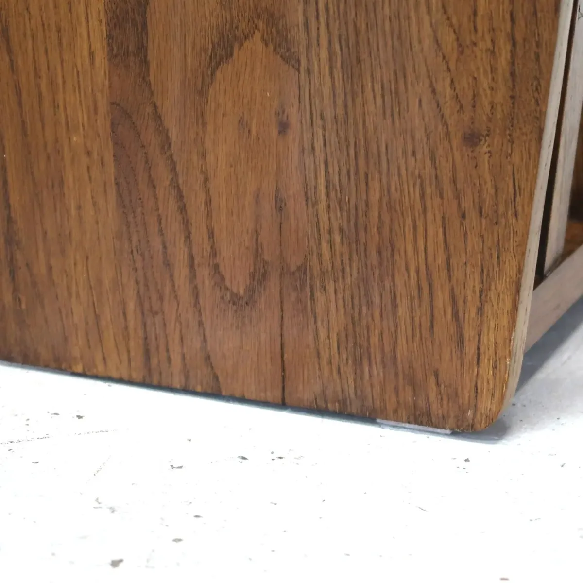 アンティーク ウッド マガジンラック