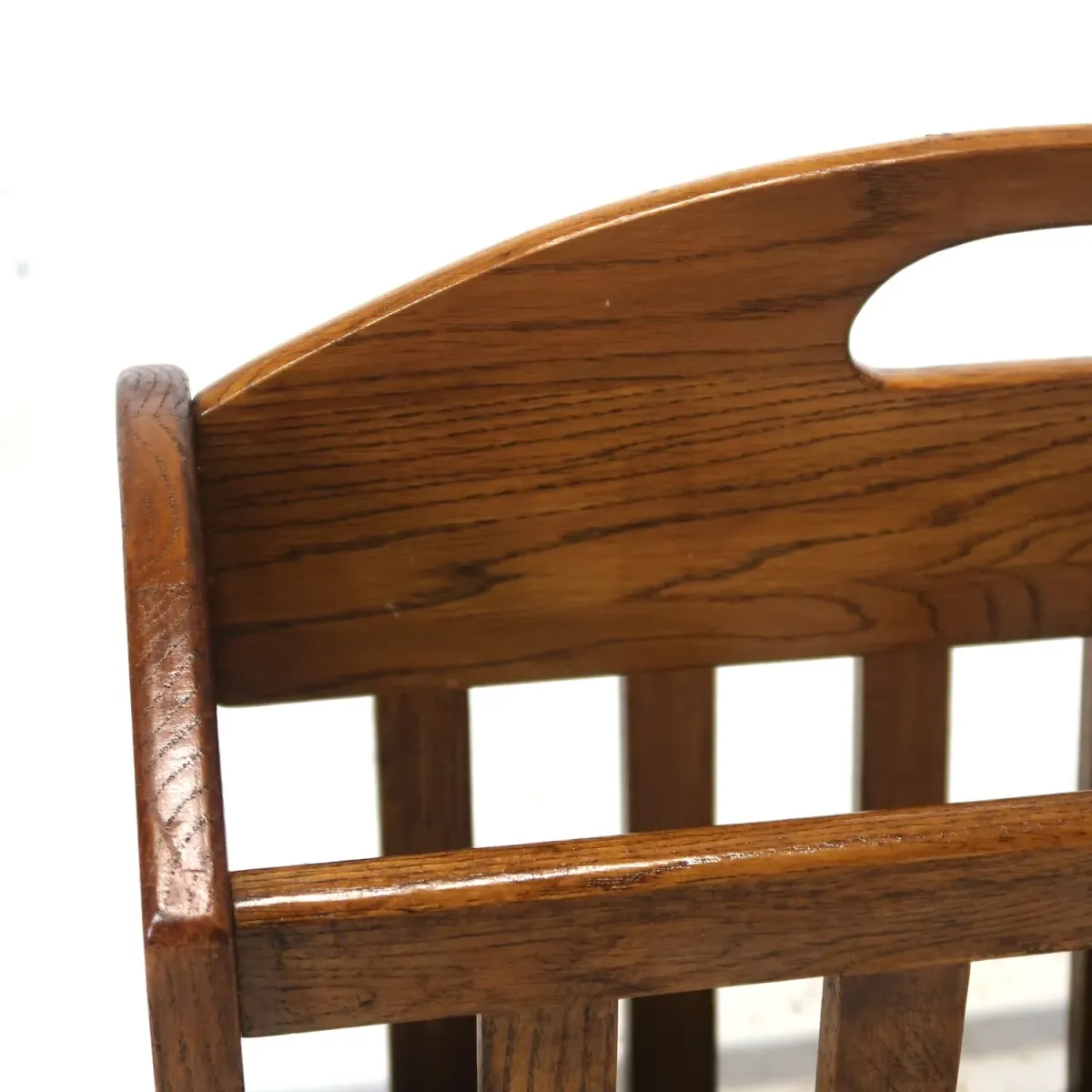 アンティーク ウッド マガジンラック