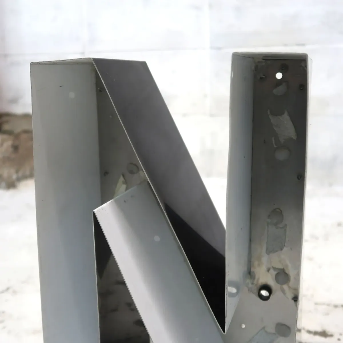 ビンテージ レターサイン N