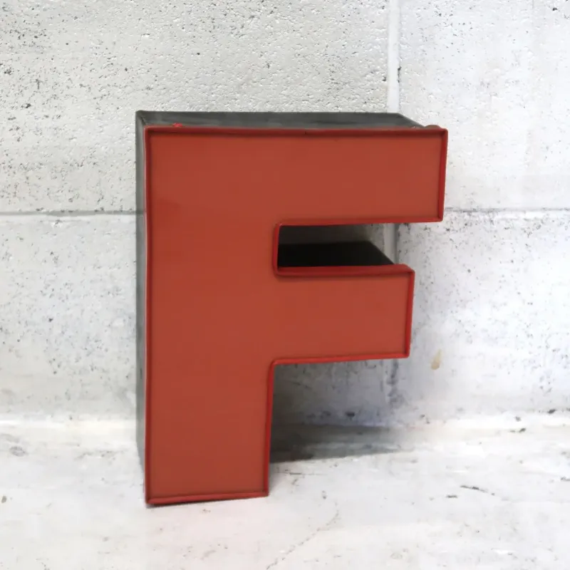 ビンテージ レターサイン F