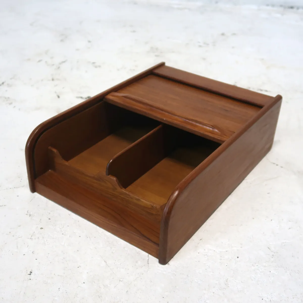 ビンテージ ロールトップ ウッドボックス