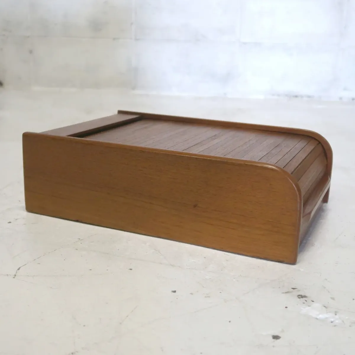 ビンテージ ロールトップ ウッドボックス