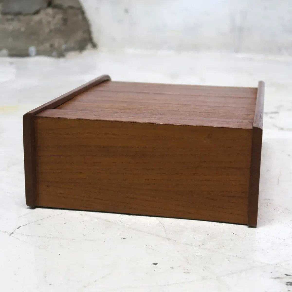 ビンテージ ロールトップ ウッドボックス