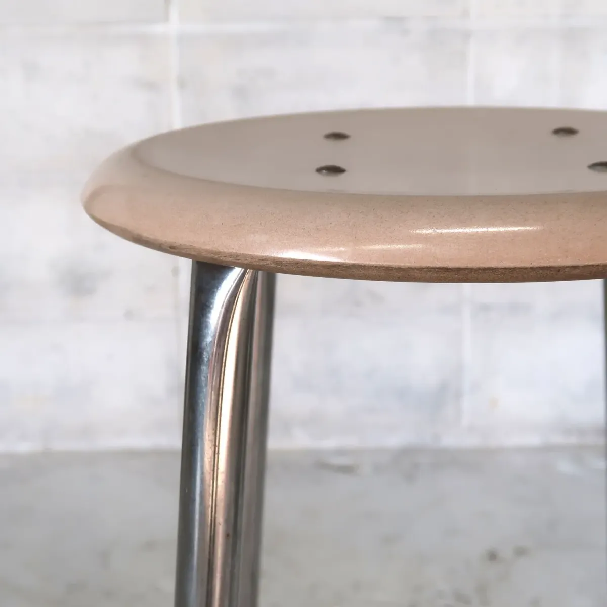 ビンテージ メタルスツール