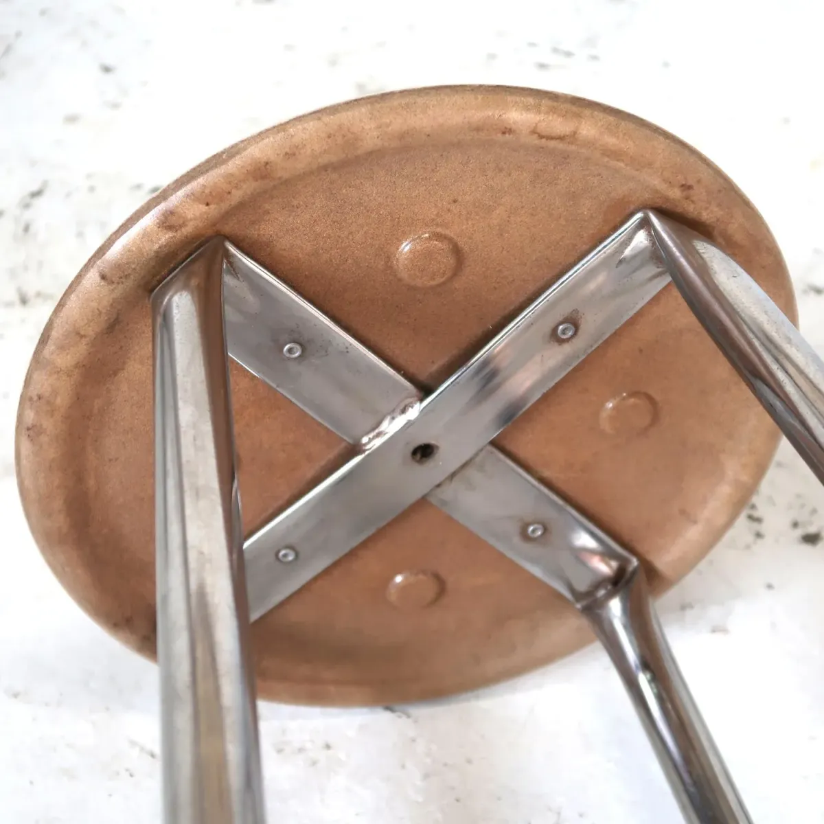 ビンテージ メタルスツール