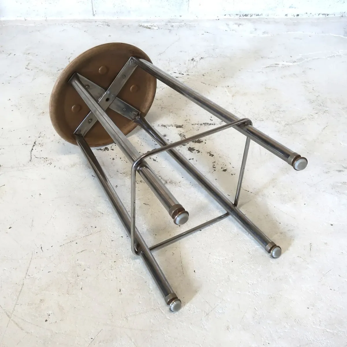 ビンテージ メタルスツール