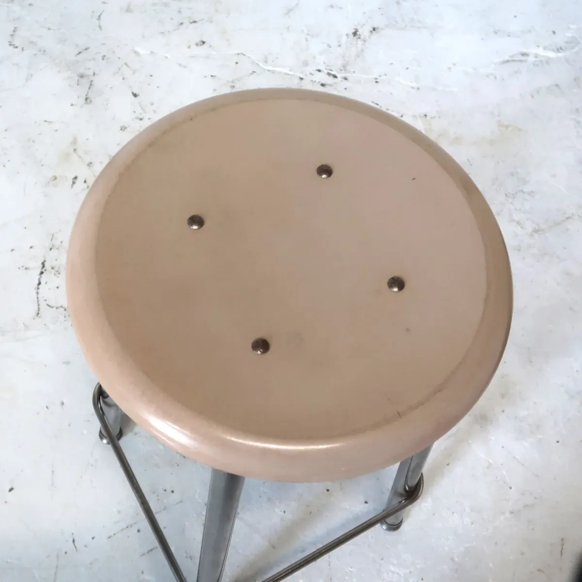 ビンテージ メタルスツール