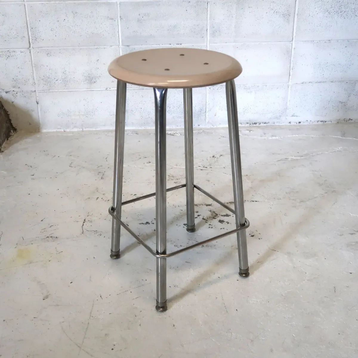 ビンテージ メタルスツール