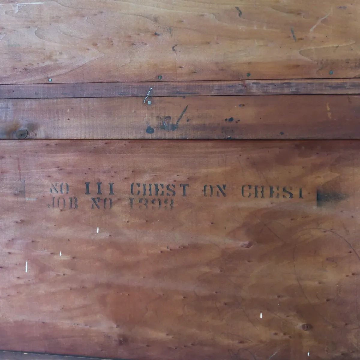 アンティーク ウッドチェスト