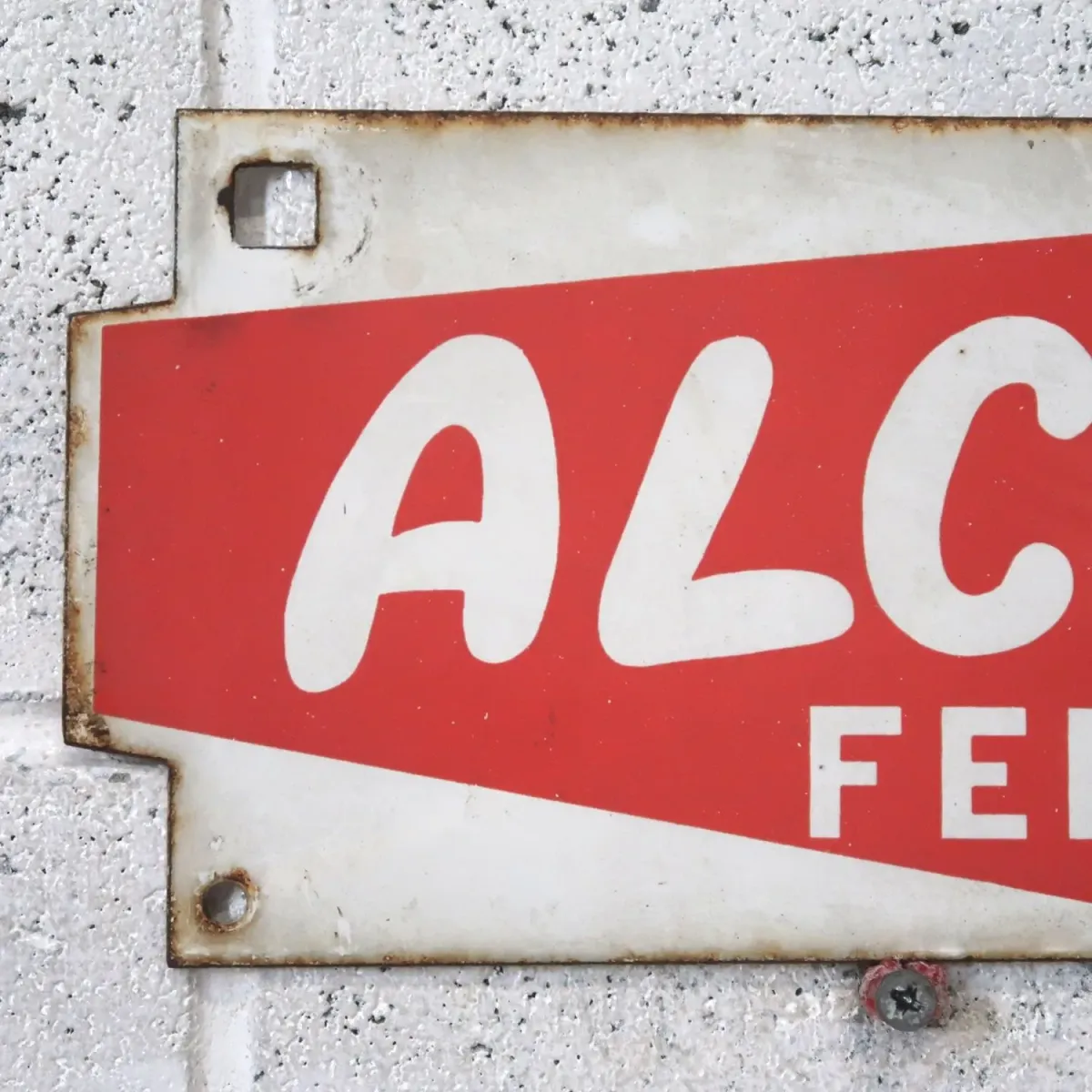 ALCORN FENCE ビンテージ ホーローサイン