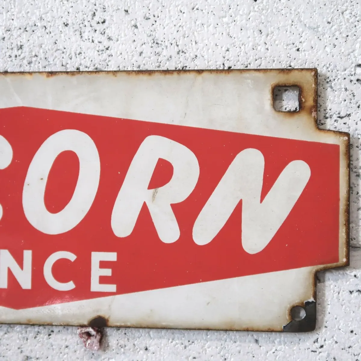 ALCORN FENCE ビンテージ ホーローサイン