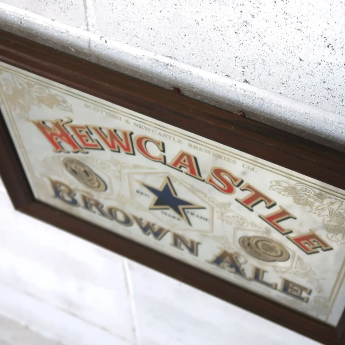 NEWCASTLE ビンテージ パブミラー