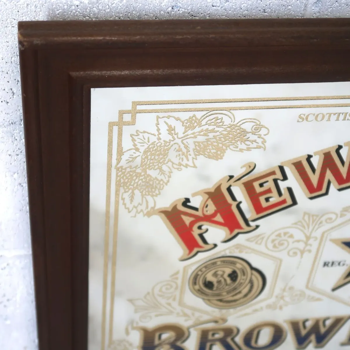 NEWCASTLE ビンテージ パブミラー