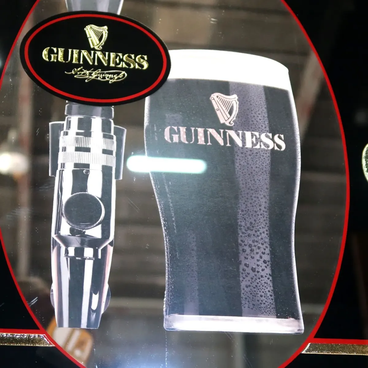 GUINNESS ビンテージ パブミラー