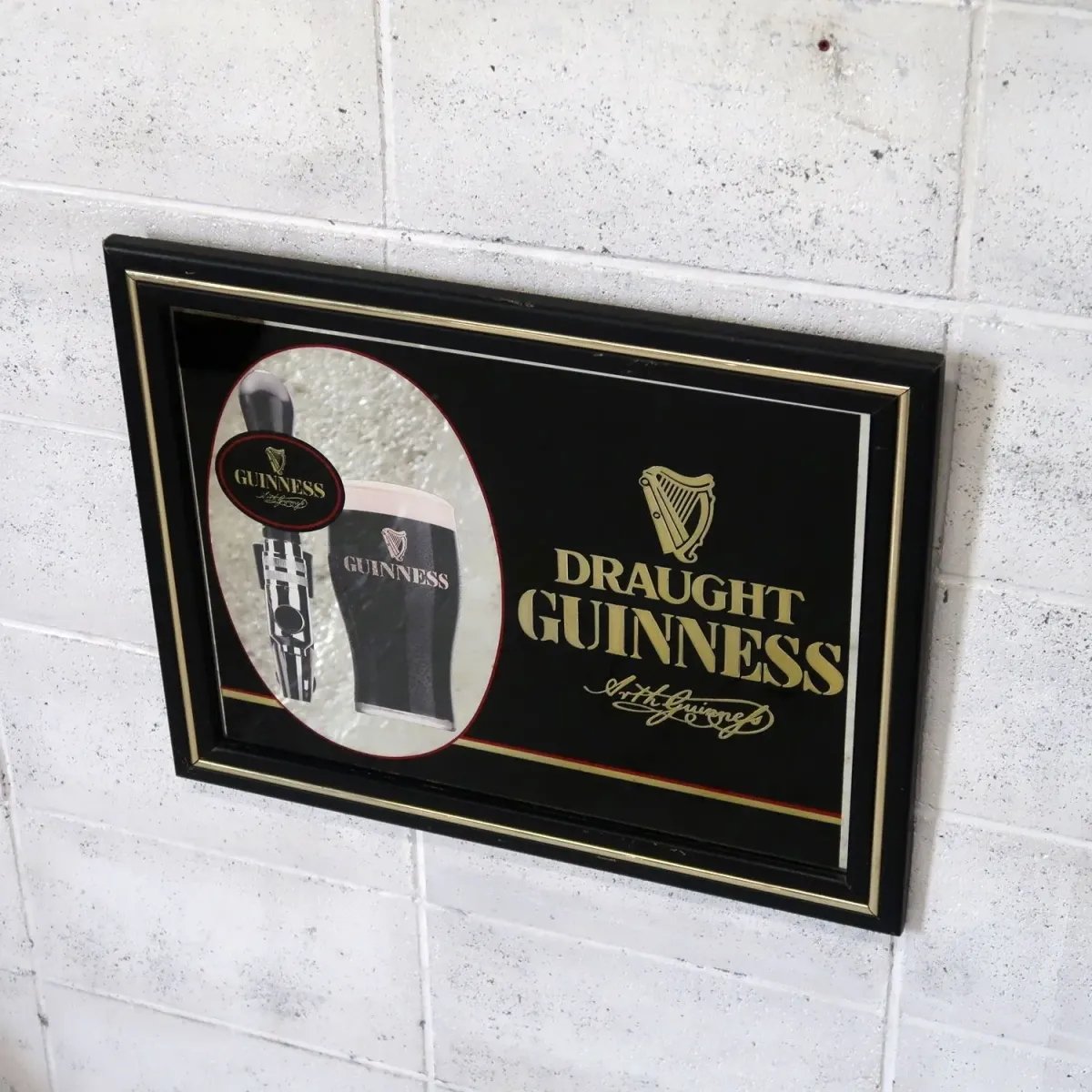 GUINNESS ビンテージ パブミラー