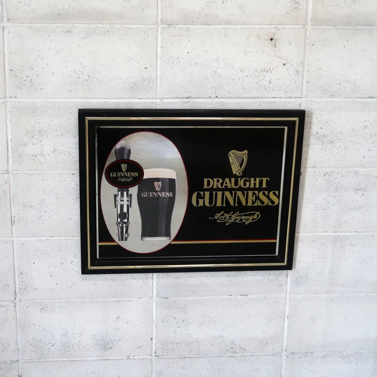 GUINNESS ビンテージ パブミラー