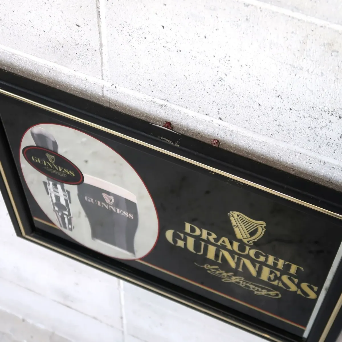 GUINNESS ビンテージ パブミラー