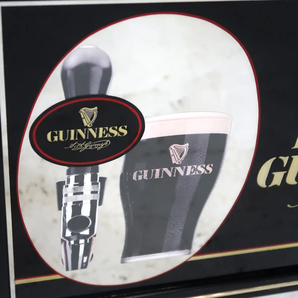 GUINNESS ビンテージ パブミラー