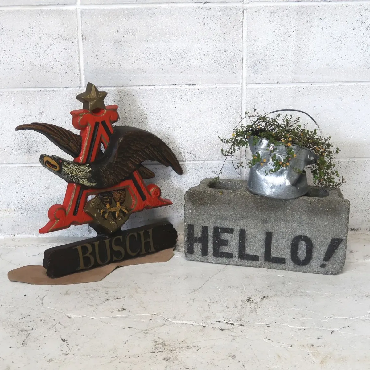 BUSCH BEER ビンテージ ウォールサイン