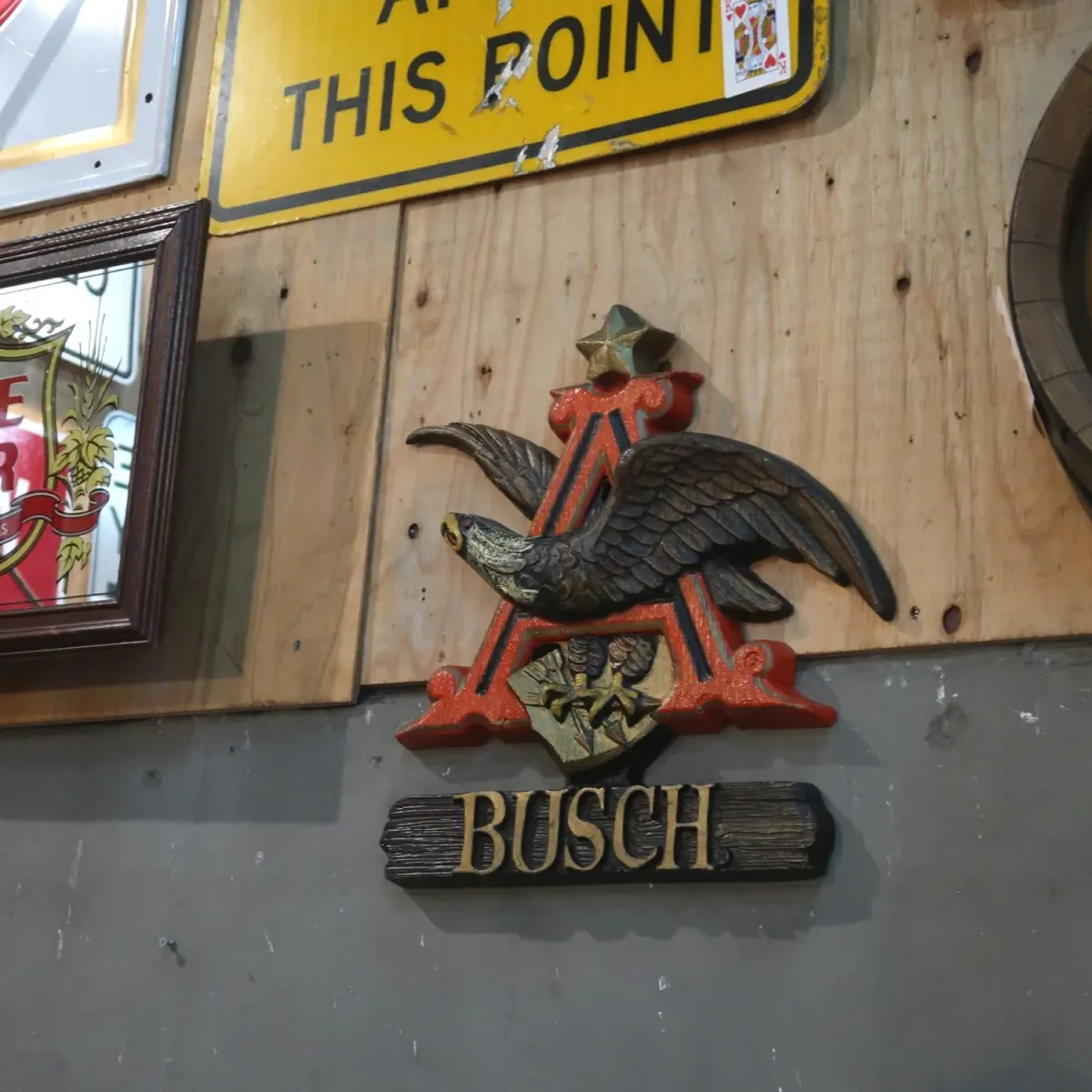 BUSCH BEER ビンテージ ウォールサイン