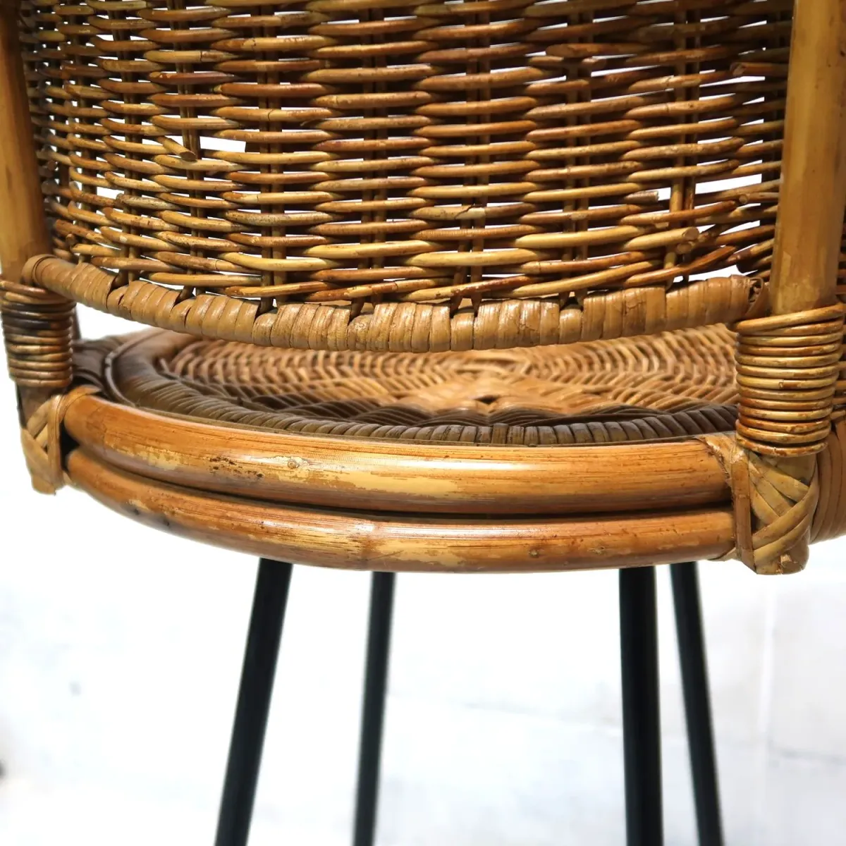 アンティーク ラタンチェア