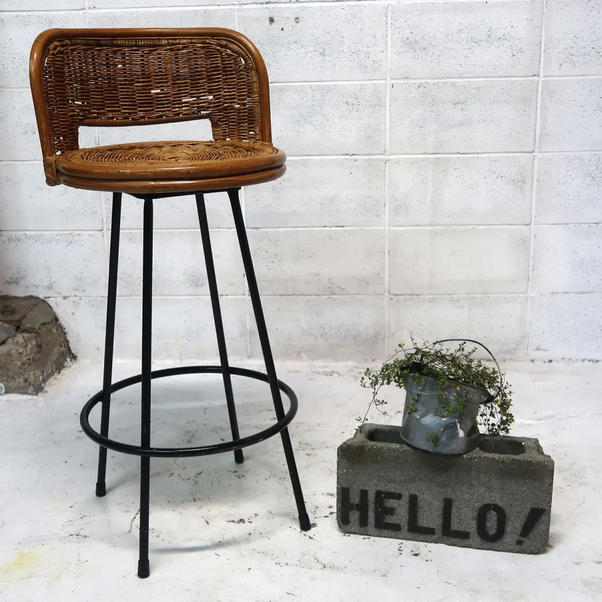 アンティーク ラタンチェア