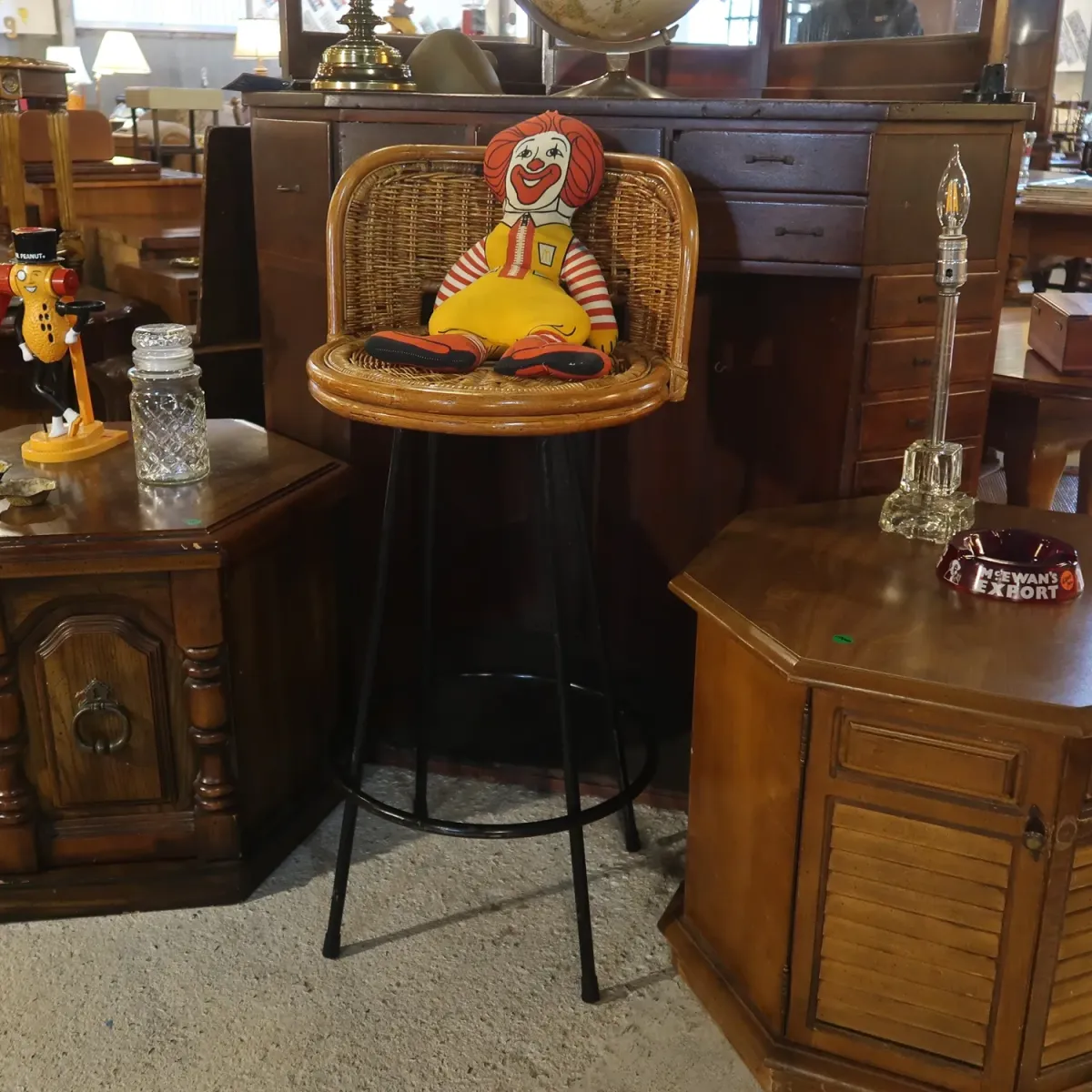 アンティーク ラタンチェア