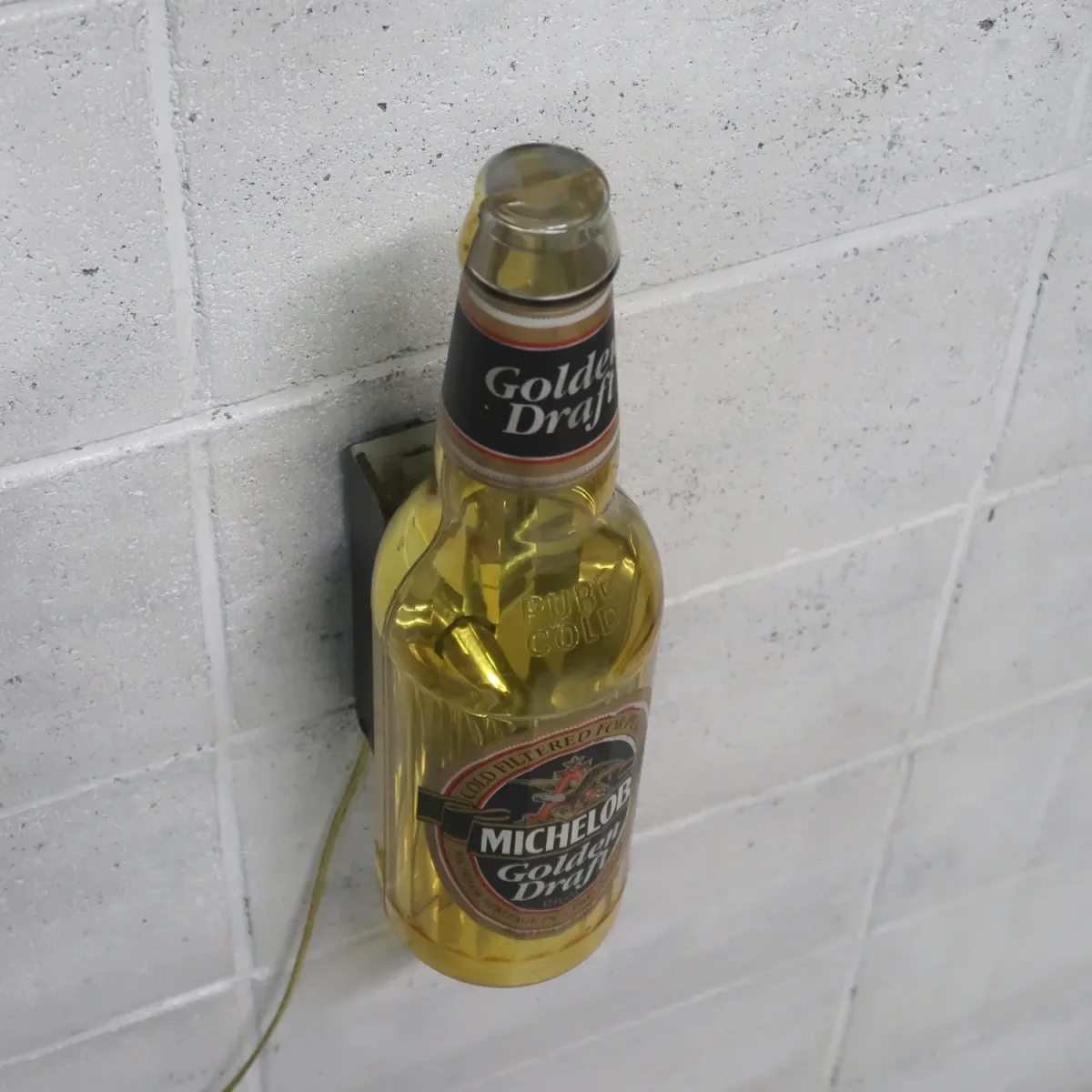 MICHELOB ビンテージ ボトル ライトサイン