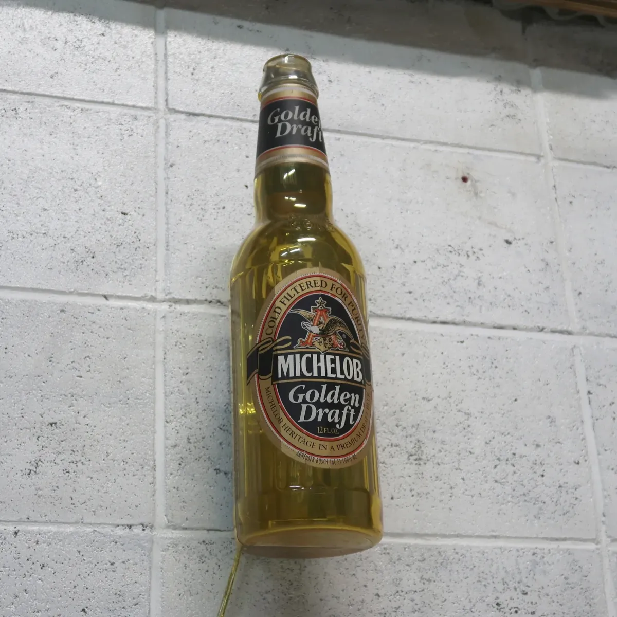 MICHELOB ビンテージ ボトル ライトサイン