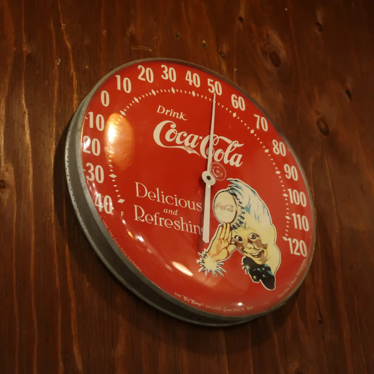 Coca Cola ビンテージ 温度計サイン