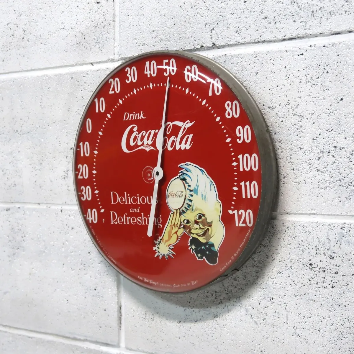 Coca Cola ビンテージ 温度計サイン
