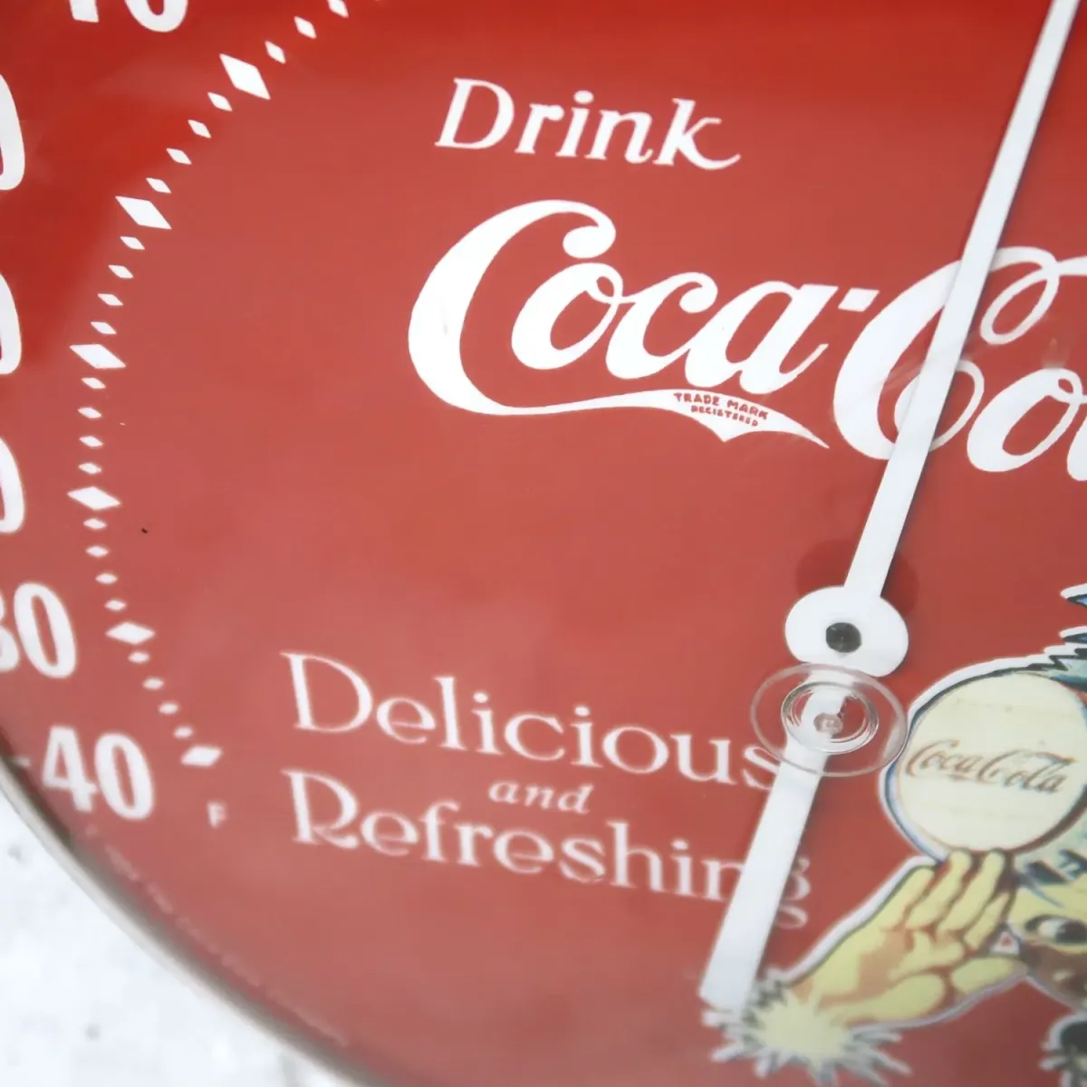Coca Cola ビンテージ 温度計サイン