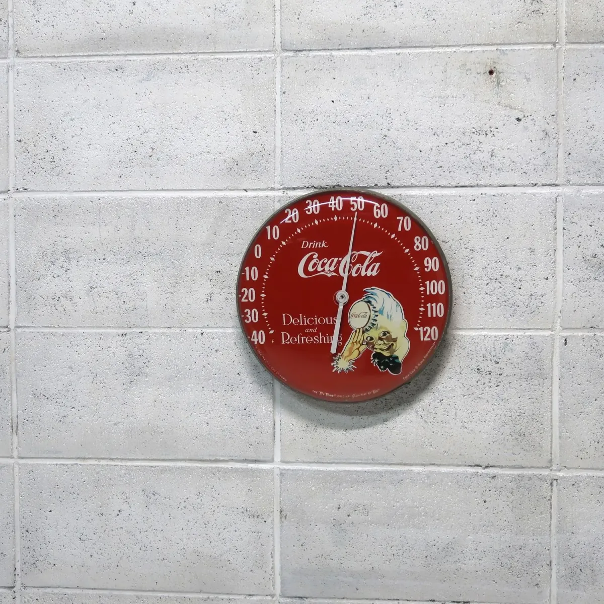 Coca Cola ビンテージ 温度計サイン