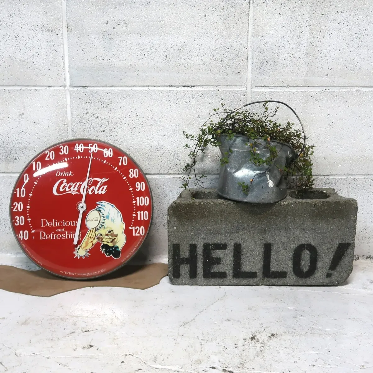 Coca Cola ビンテージ 温度計サイン