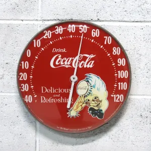 Coca Cola ビンテージ 温度計サイン