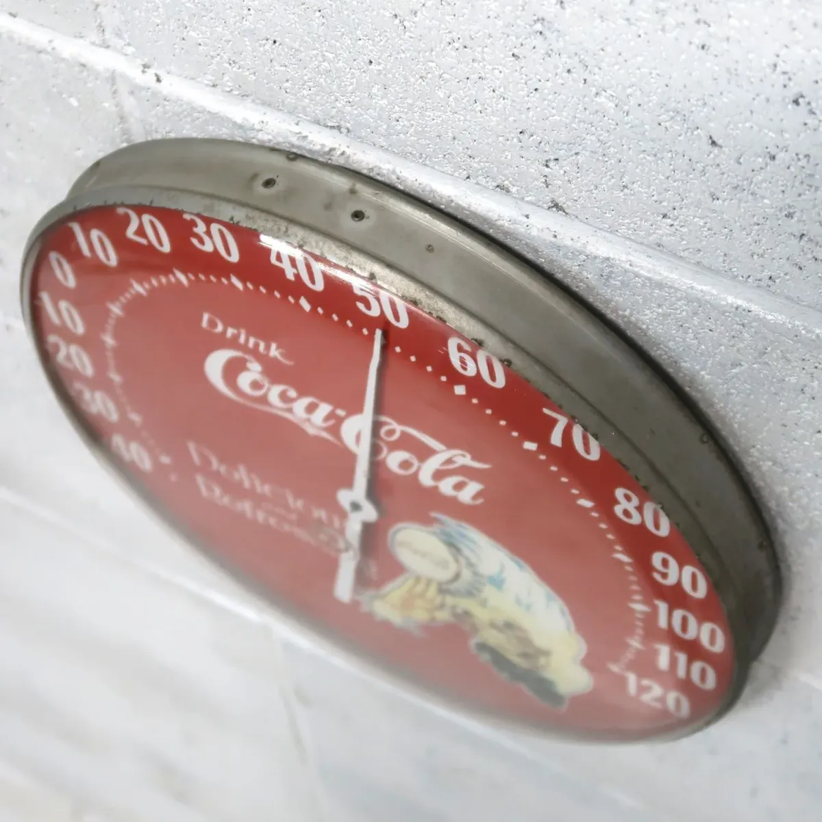 Coca Cola ビンテージ 温度計サイン